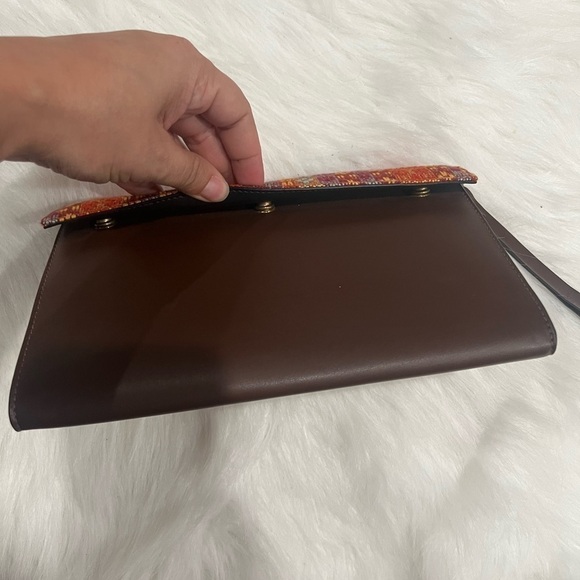 NWOT Elefante & Boa - Colorful Patterned Clutch Bag - Picture 5 of 7